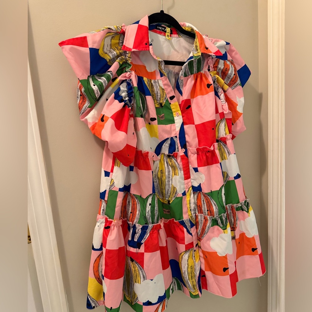 SHEIN hot air balloon print